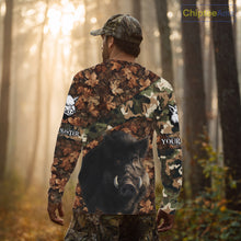 Load image into Gallery viewer, Personalized Name Boar Hunting Camouflage 3D All Over Printed Shirt, Boar Hunting Shirt NHT101