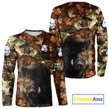 Load image into Gallery viewer, Personalized Name Boar Hunting Camouflage 3D All Over Printed Shirt, Boar Hunting Shirt NHT101
