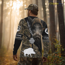 Load image into Gallery viewer, Wild Boar Hunting Shirt Best Design For Hunting Season Beautiful Hunting Clothes For Hunters NHT112