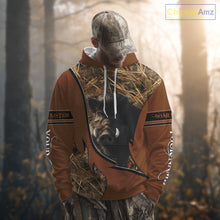 Load image into Gallery viewer, Boar Hunting Brown Camouflage 3D Shirt For Hunting Season Hunting Clothes For Hunters NHT138