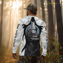 Load image into Gallery viewer, Best Buck Deer Hunting Clothes Winter Camo Grim Reaper Design Custom Name For Hunters NHT44