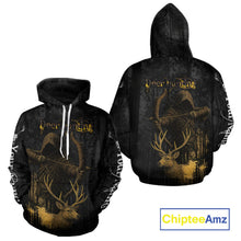 Load image into Gallery viewer, Best Deer Hunting Shirt Black Camo Grim Reaper Custom Name Best Gift Ideas For Hunter NHT20