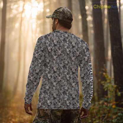 Beautiful Deer Hunting Shirt Pattern Deer Camo Custom Name 3D All Over Printed Hunting Gift NHT90