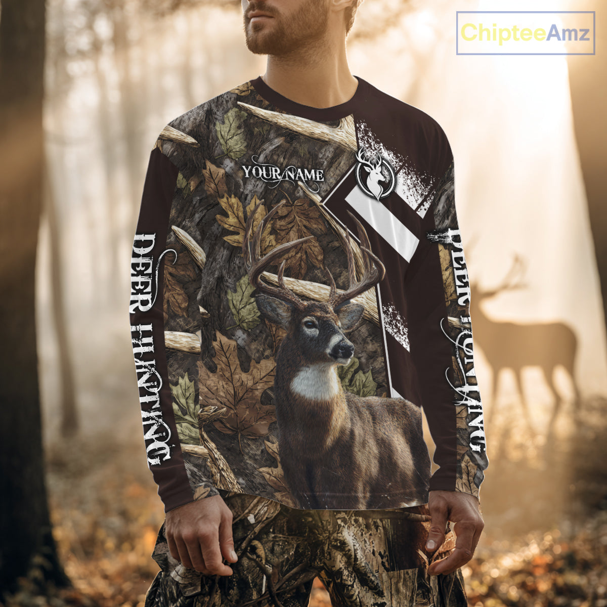 Custom Camo Deer Shed 3D Animal Deer Hunting Shirt Best Hunting Clothes For Season NHT213