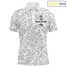 Load image into Gallery viewer, Disc Golf Polo Shirt With Clean Monochrome Design, Customizable Name, Unisex Sports Jersey For Men NHT805
