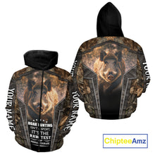 Load image into Gallery viewer, Personalized Wild Boar Hunting Shirt Camouflage Custom Name Hunting Clothes For Hunters NHT177