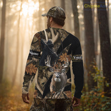 Load image into Gallery viewer, Custom Camo Deer Shed 3D Animal Deer Hunting Shirt Best Hunting Clothes For Season NHT220
