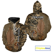 Load image into Gallery viewer, Custom Brown Camo 3D All Over Printed Rabbit Hunting Shirt With Beagle Dog, Hunting Gift NHT224