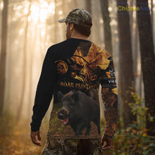 Load image into Gallery viewer, Personalized Wild Hog Hunting Camouflage Full Printing Shirts, Custom Name, Hunting Season NHT129