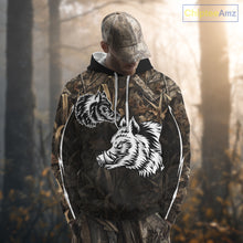 Load image into Gallery viewer, Custom Boar Hunting Full Camouflage 3D All Over Printed Shirts , Best Gift Ideas for Hunter NBT225
