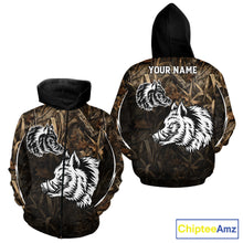 Load image into Gallery viewer, Custom Boar Hunting Full Camouflage 3D All Over Printed Shirts , Best Gift Ideas for Hunter NBT225