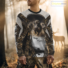 Load image into Gallery viewer, Beautiful Custom Camo Boar Hunting Shirt With Full All Over 3D Printing For Boar Hunters NBT162
