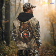 Load image into Gallery viewer, Boar Hunting Camouflage 3D All Over Printed Shirts, Boar Hunting Camo Shirt NBT210