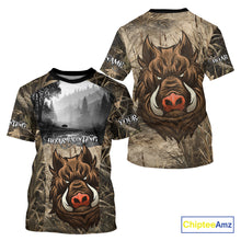 Load image into Gallery viewer, Boar Hunting Camouflage 3D All Over Printed Shirts, Boar Hunting Camo Shirt NBT210