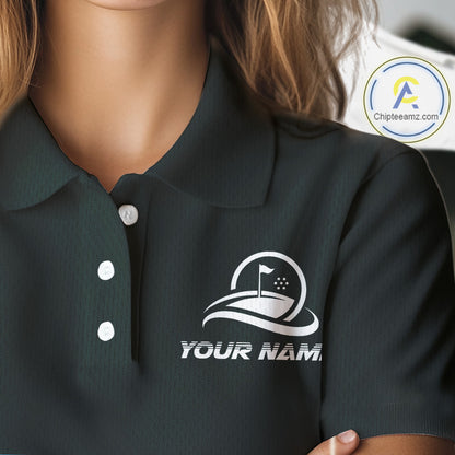 Custom Golf Team Polo Shirt For Women With Colorful Club Design, Matching Golf Shirt For Team NBT780