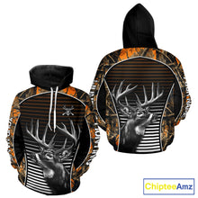 Load image into Gallery viewer, Custom Whitetail Deer Hunting Orange Camouflage 3D Printed Shirts, Hunting Gifts NBT226