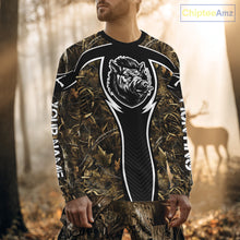 Load image into Gallery viewer, Wild Boar Hunting Full Camouflage 3D Custom Name, Hunting Clothes for Men, Hunting Gifts NBT228
