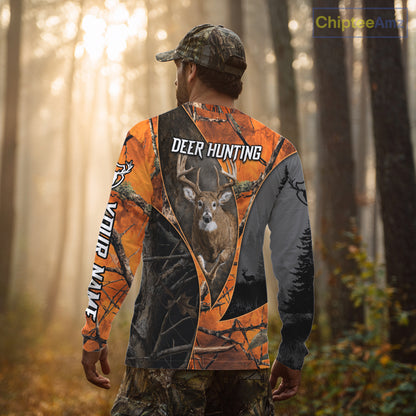Custom Camo 3D Animal Deer Hunting Shirts Best Hunting Clothes For Hunters NBT279