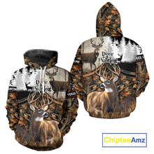 Load image into Gallery viewer, Custom Whitetail Deer Hunting Camouflage Deer Hunter Custom Name Shirt, Hunting Gift NBT291