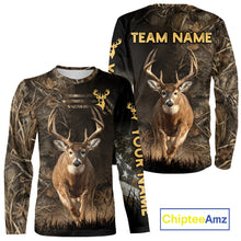 Load image into Gallery viewer, Custom Brown Camo with US Flag Deer Hunting Shirts for Men, Deer Hunting Clothes, Hunting Gifts NBT52