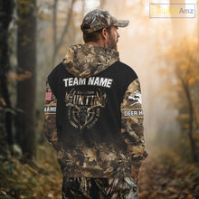 Load image into Gallery viewer, Brown Camo Grim Reaper Whitetail Deer Hunting Shirt – Bow Hunting Apparel for Men, Hunter Gifts NBT28
