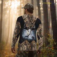 Load image into Gallery viewer, Custom 3D Deer Hunting Forest Camo with Big Buck Shirt for Men, Best Hunting Gifts for Hunters NBT72