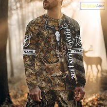 Load image into Gallery viewer, Best Deer Hunting American Flag Custom Camo Shirts for Deer Season, Hunting Shirts for Men NBT89