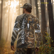 Load image into Gallery viewer, Best Deer Hunting American Flag Custom Camo Shirts for Deer Season, Hunting Shirts for Men NBT89