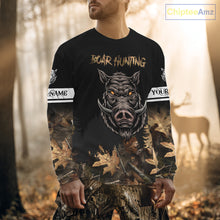Load image into Gallery viewer, Custom Wild Hog Hunting Camo 3D All Over Printing Shirts for Men, Boar Hunting Gifts NBT123