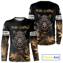 Load image into Gallery viewer, Custom Wild Hog Hunting Camo 3D All Over Printing Shirts for Men, Boar Hunting Gifts NBT123
