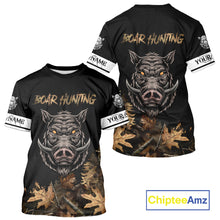 Load image into Gallery viewer, Custom Wild Hog Hunting Camo 3D All Over Printing Shirts for Men, Boar Hunting Gifts NBT123
