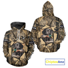 Load image into Gallery viewer, Mallard Duck Hunting Black Lab Camo 3D All Over Printed Shirt, Hunting Hoodie for Men NBT193