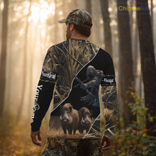 Load image into Gallery viewer, Wild Boar Bow Hunting Grim Reaper Camouflage 3D Shirts, Custom Boar Shirt NBT202