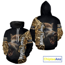 Load image into Gallery viewer, Beautiful Wild Boar Camouflage Camo 3D All Over Printed Shirts Personalized Hunting Gifts NBT128