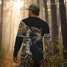 Load image into Gallery viewer, Beautiful Wild Boar Camouflage Camo 3D All Over Printed Shirts Personalized Hunting Gifts NBT128
