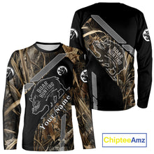 Load image into Gallery viewer, Boar Hunting Camouflage Custom Name Shirts, Personalized Boar Hunting Clothes, Hunting Gifts NBT175