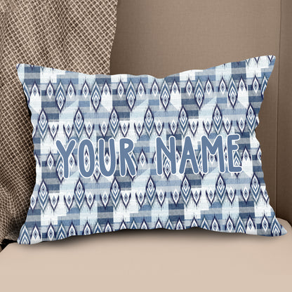 Denim Patchwork Vintage Custom Throw Pillow Personalized Cool Golf Gifts LDT1133