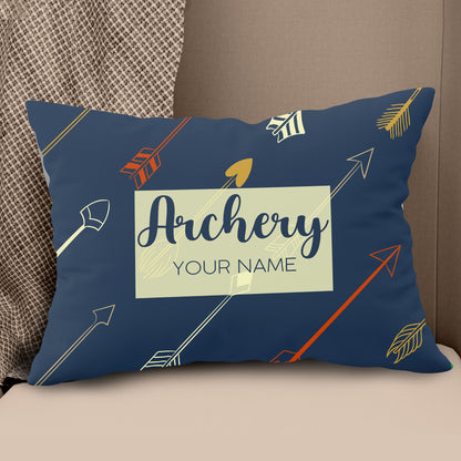 Personalized Arrow Archery Pillow Custom Throw Pillow Best Archery Gifts VHM0845