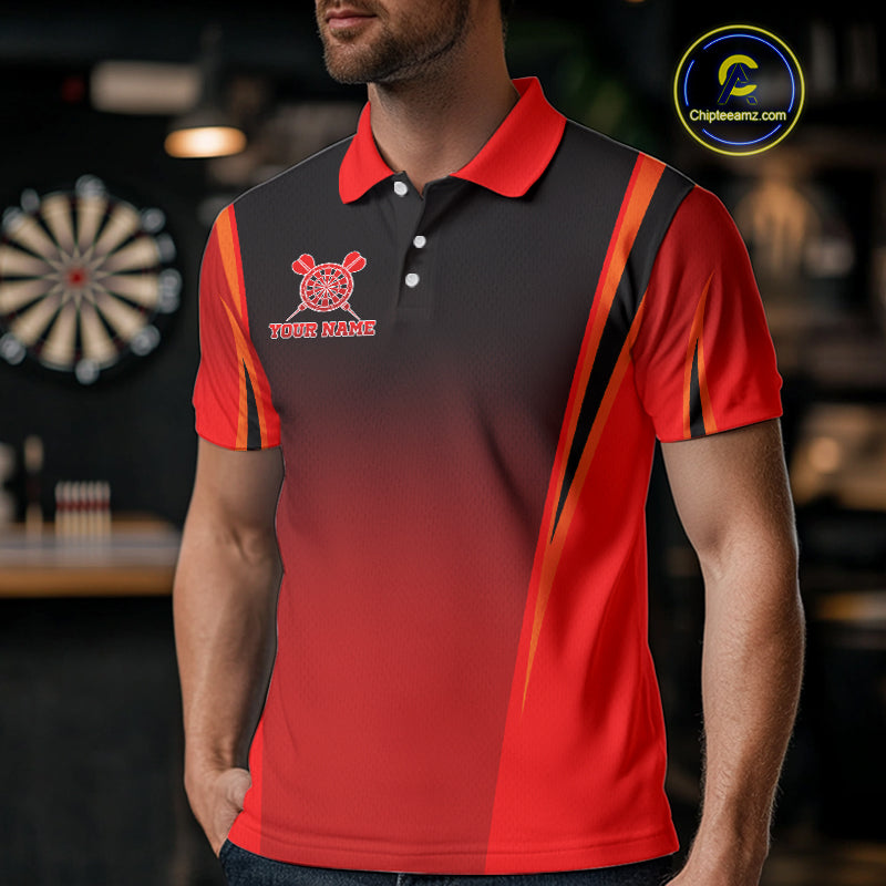 Funny Rooster Darts Shirt With Pocket Option For Men Custom Darts Jersey TDM5151