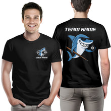 Load image into Gallery viewer, Custom Shark 8 Ball Billiard T-Shirts For Pool Player, Pool Team Shirts, Billiard Lover Shirts TDM3976