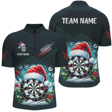 Load image into Gallery viewer, Funny Dart Board Santa Custom Dart Shirts For Men, Christmas Dart Gifts Dart Team Jerseys TDM2833
