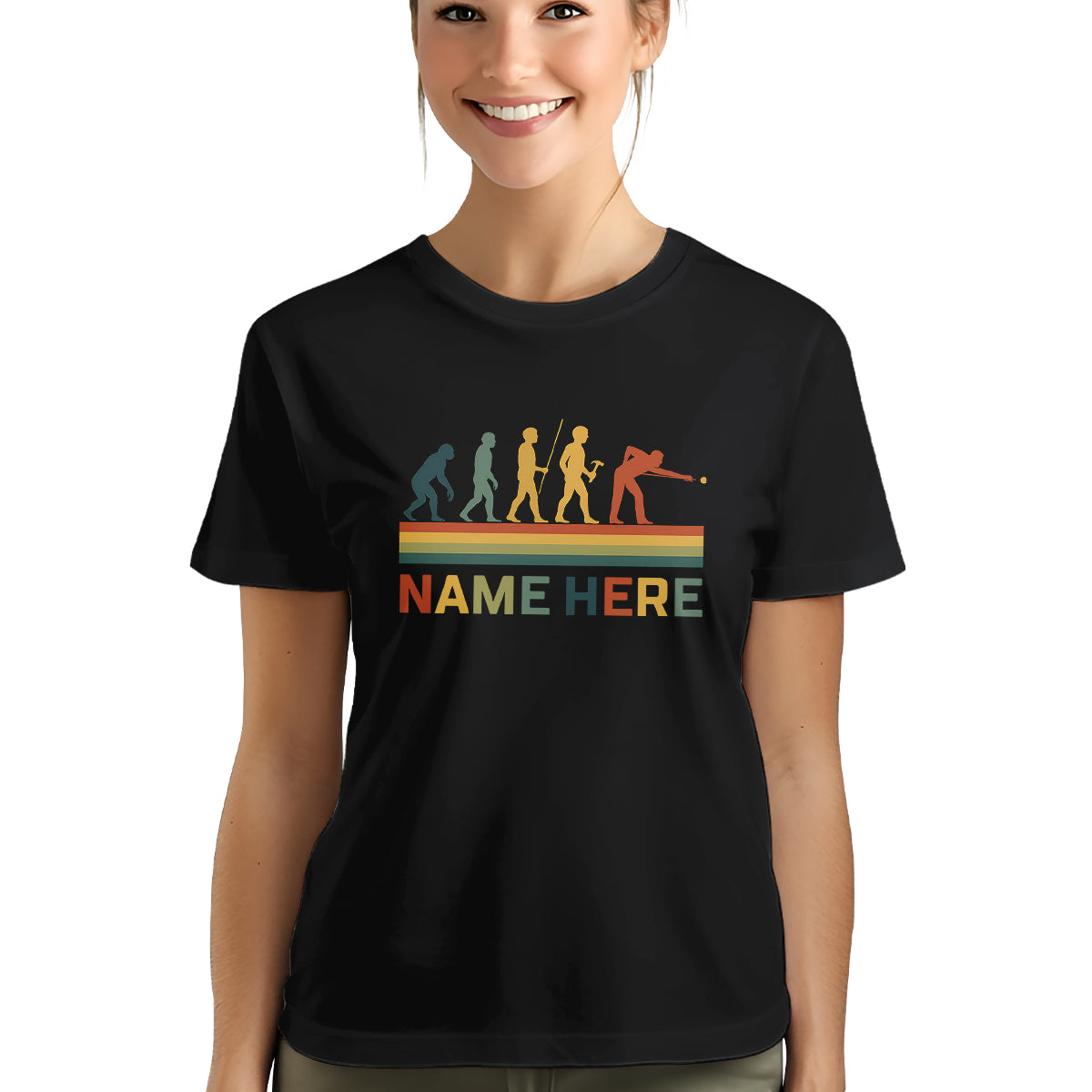 Billiard Retro Evolution Pool Shirts, Funny Billiard T-Shirts Custom Gifts For Pool Player TDM3939