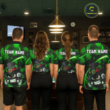 Load image into Gallery viewer, Personalized St Patrick Day 8 Ball Billiard Shirt For Women, Funny Shamrock Luckiest Billiard Jersey TDM5357