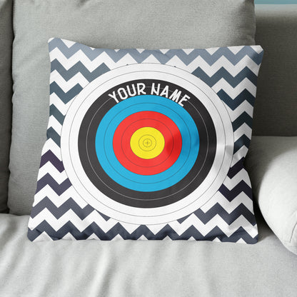 Personalized Archery 3d Target Throw Pillow Best Custom Target Pillows  TDM0764