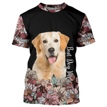 Load image into Gallery viewer, Golden Retriever Floral Custom Full Printing Shirts For Dog Mom, Gift For Dog Lovers TDM0042