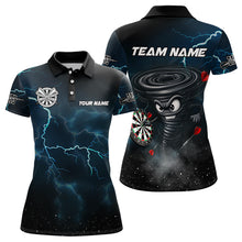 Load image into Gallery viewer, Personalized Thunder Lightning Tornado Custom Funny Dart Shirts For Women, Cool Dart Team Jerseys TDM3109