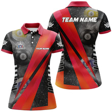 Load image into Gallery viewer, Best Custom Billiard Jerseys Uniform For Women, Personalized Tournament Billiard Shirts |Red TDM2141