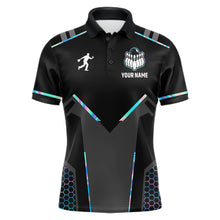 Load image into Gallery viewer, Personalized Holographic Bowling Jersey For Men Custom Bowling Team Shirts Polo &amp; Quarter Zip TDM6118