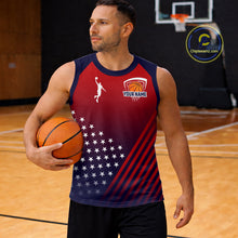 Load image into Gallery viewer, Personalized American Flag Basketball Jersey Custom Name And Number Patriotic Basketball Shirt|Red TDM5628
