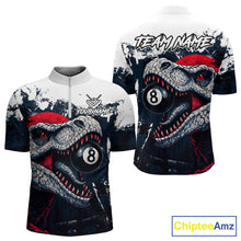 Load image into Gallery viewer, Personalized Sauropod 8 Ball Billiard Shirt For Men Custom Billiard Team Shirts, Pool Jersey |Red TDM4766